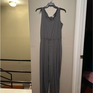 Calvin Klein jumpsuit. It is very roomy!!